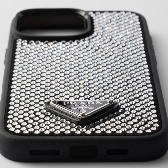 PRADA Crystal Black iPhone 16+ Pro MAX phone case - Picture 3 of 7